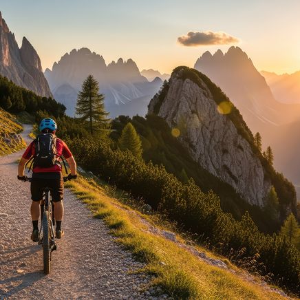 Vtt en montagne l'ete