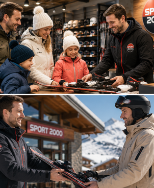 Les avantages de la location de ski avec Sport 2000
